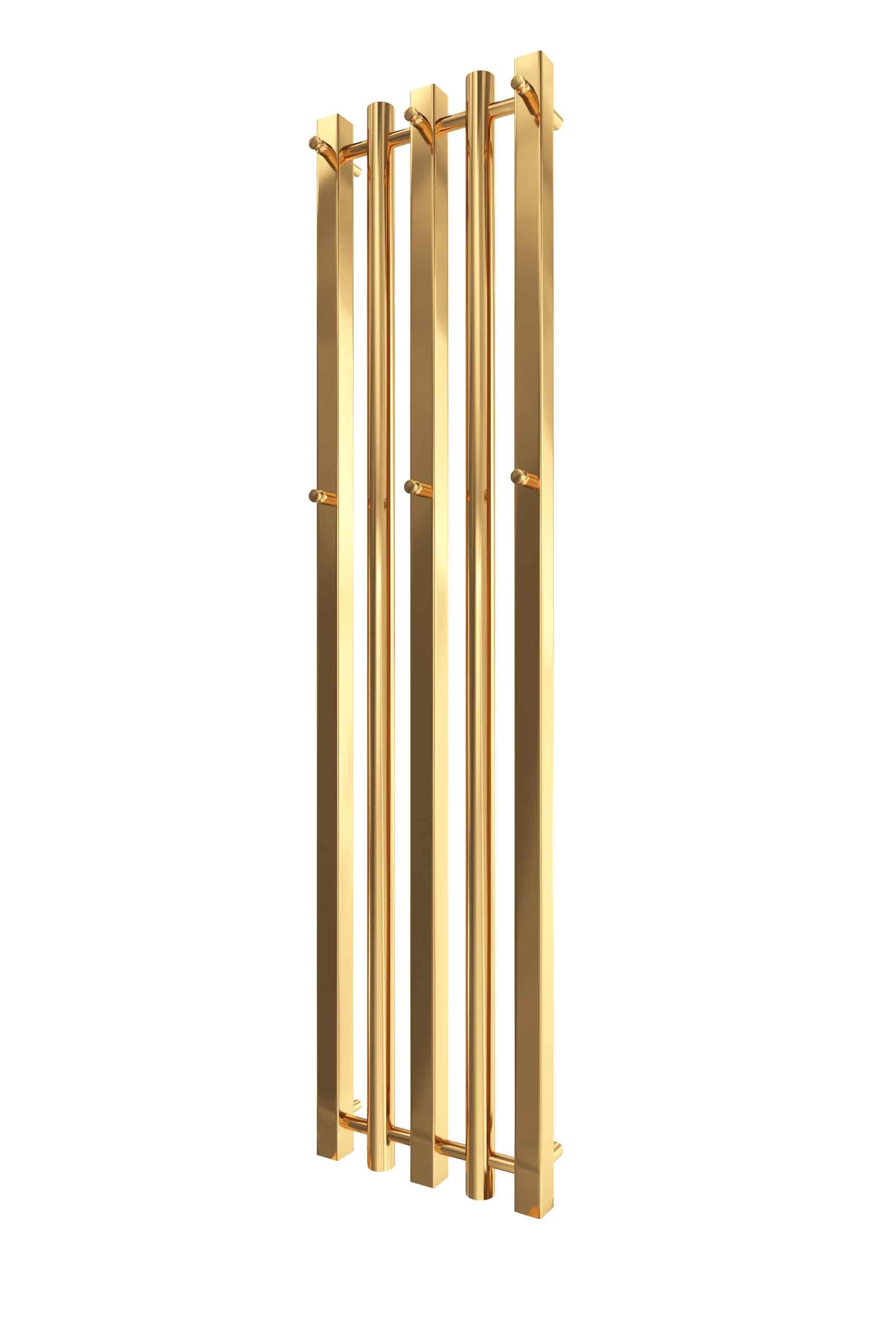 Водяна рушникосушарка INOX Бітуб 1490х360/320 золото лайт