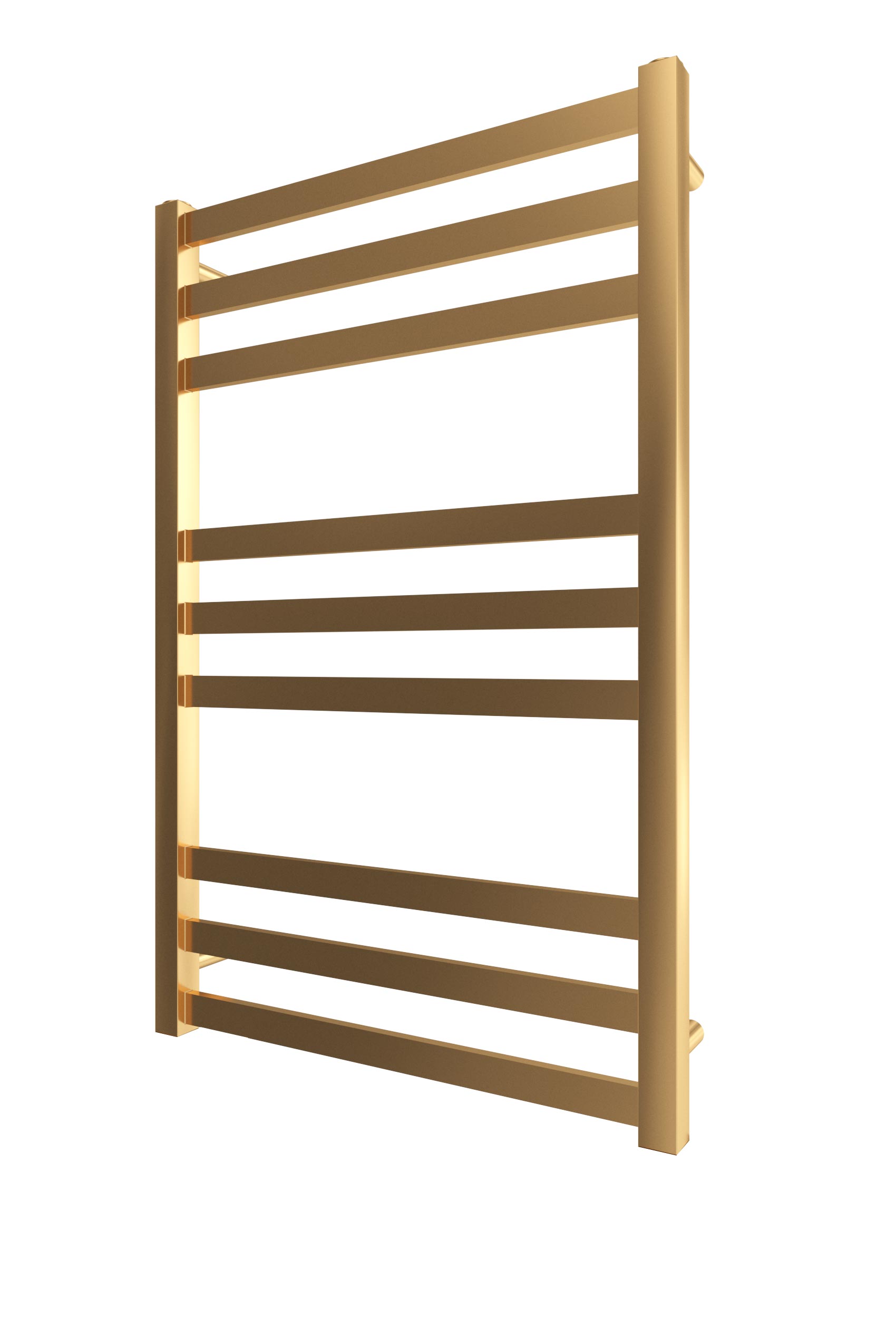 Водяна рушникосушарка INOX Чикаго 770х530/500 золото лайт сатин