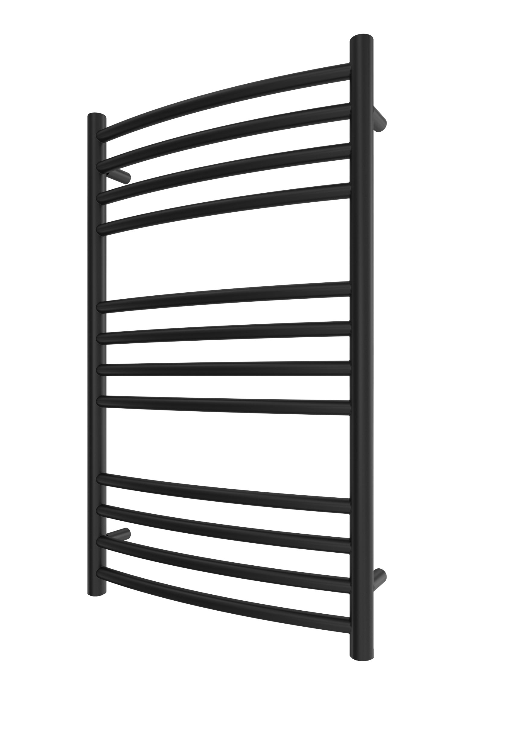 Водяна рушникосушарка INOX Фенікс 770х430/400 чорний мат