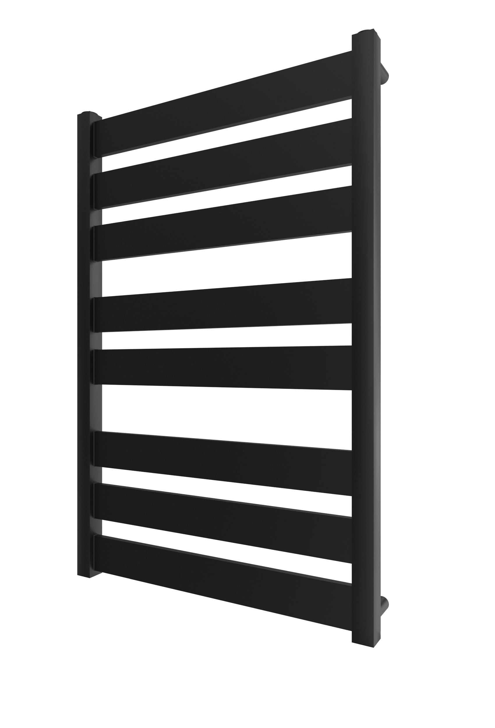 Водяна рушникосушарка INOX Санті 770х530/500 чорний мат