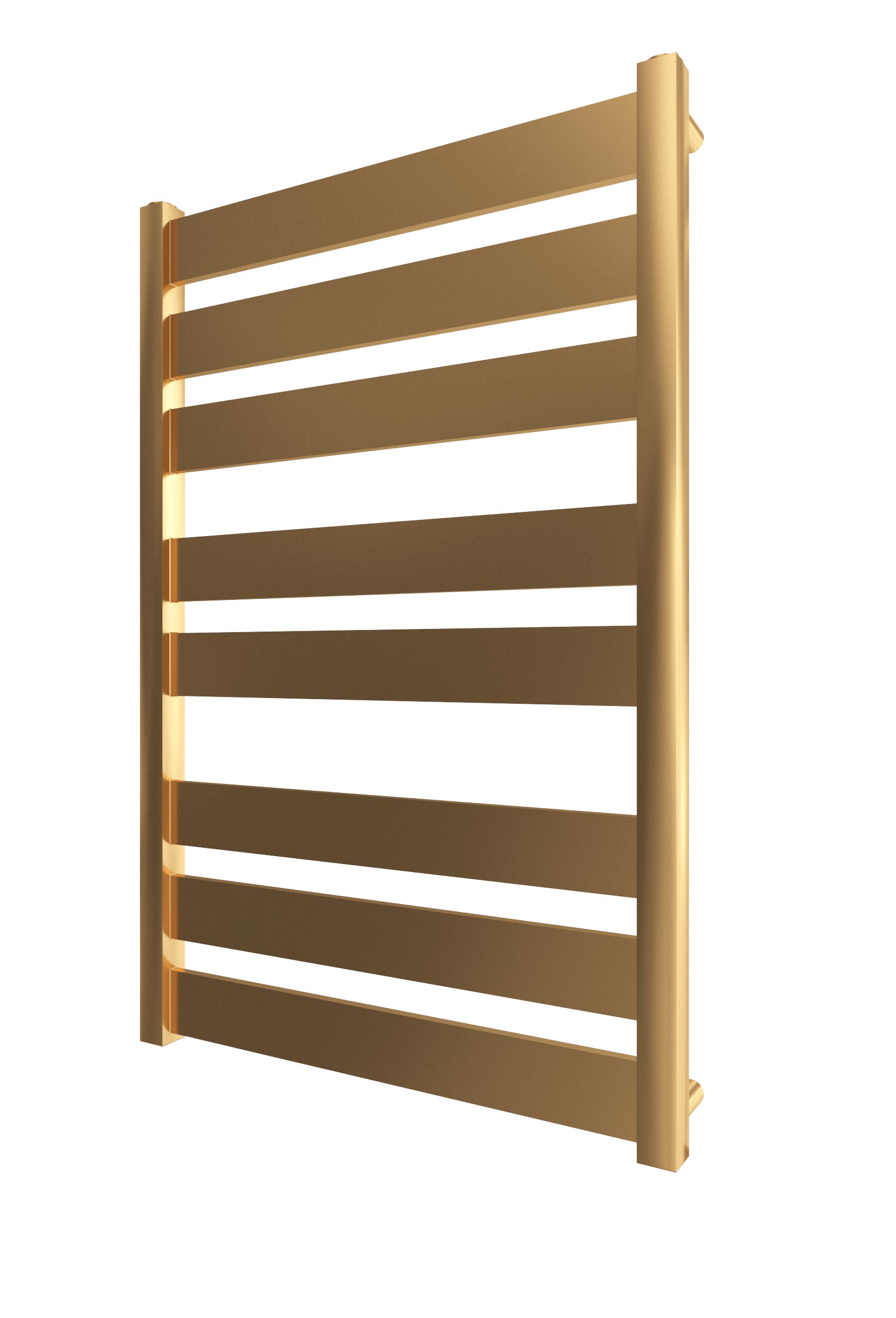 Водяна рушникосушарка INOX Санті 770х530/500 золото лайт сатин