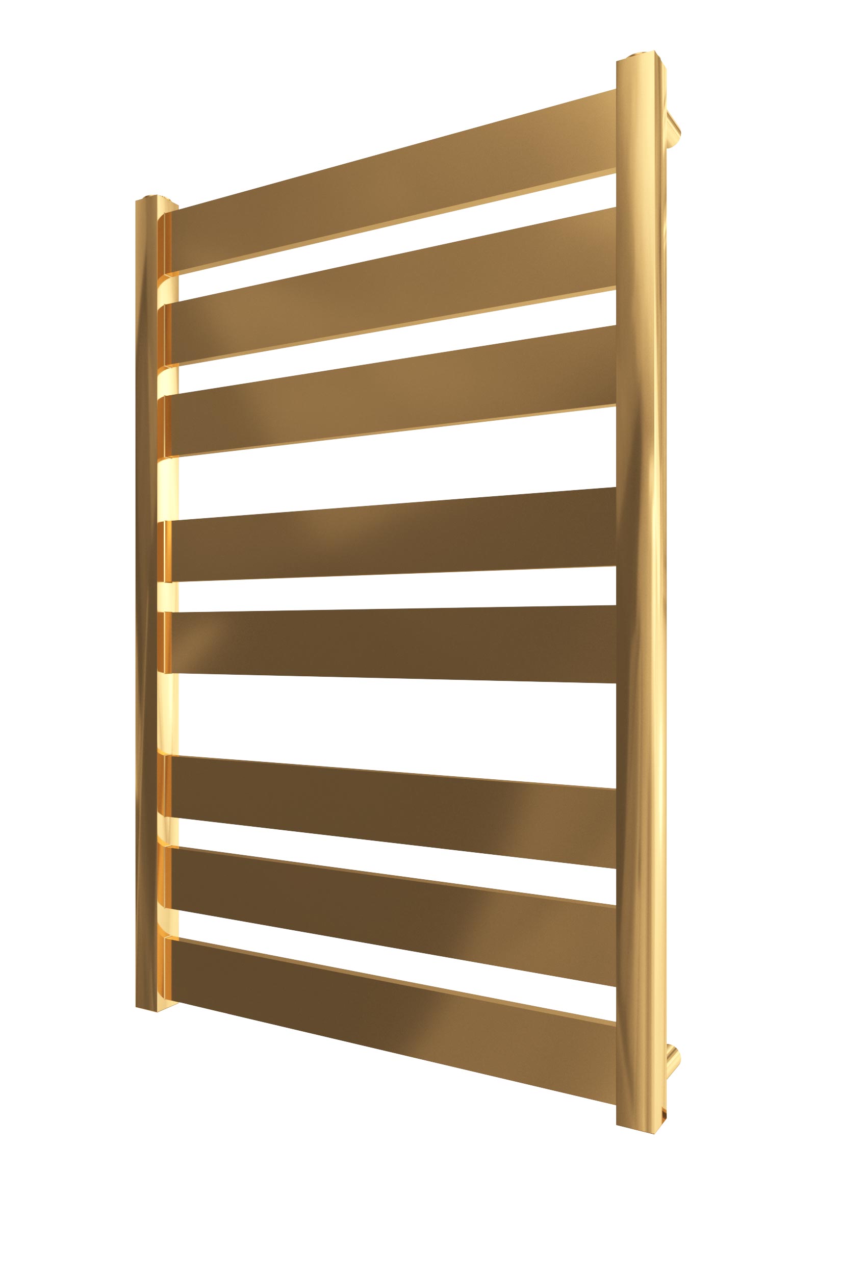 Водяна рушникосушарка INOX Санті 770х530/500 золото лайт