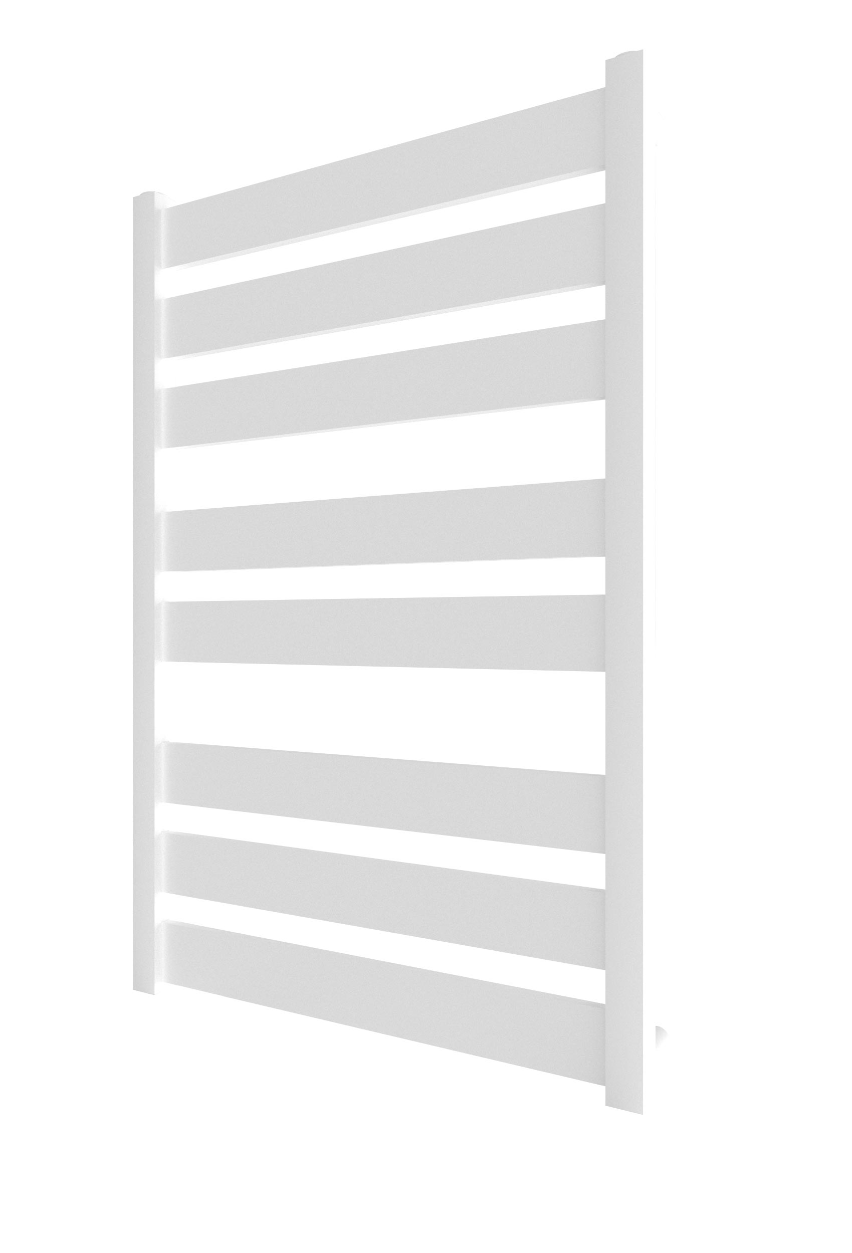 Водяна рушникосушарка INOX Санті 770х530/500 білий мат