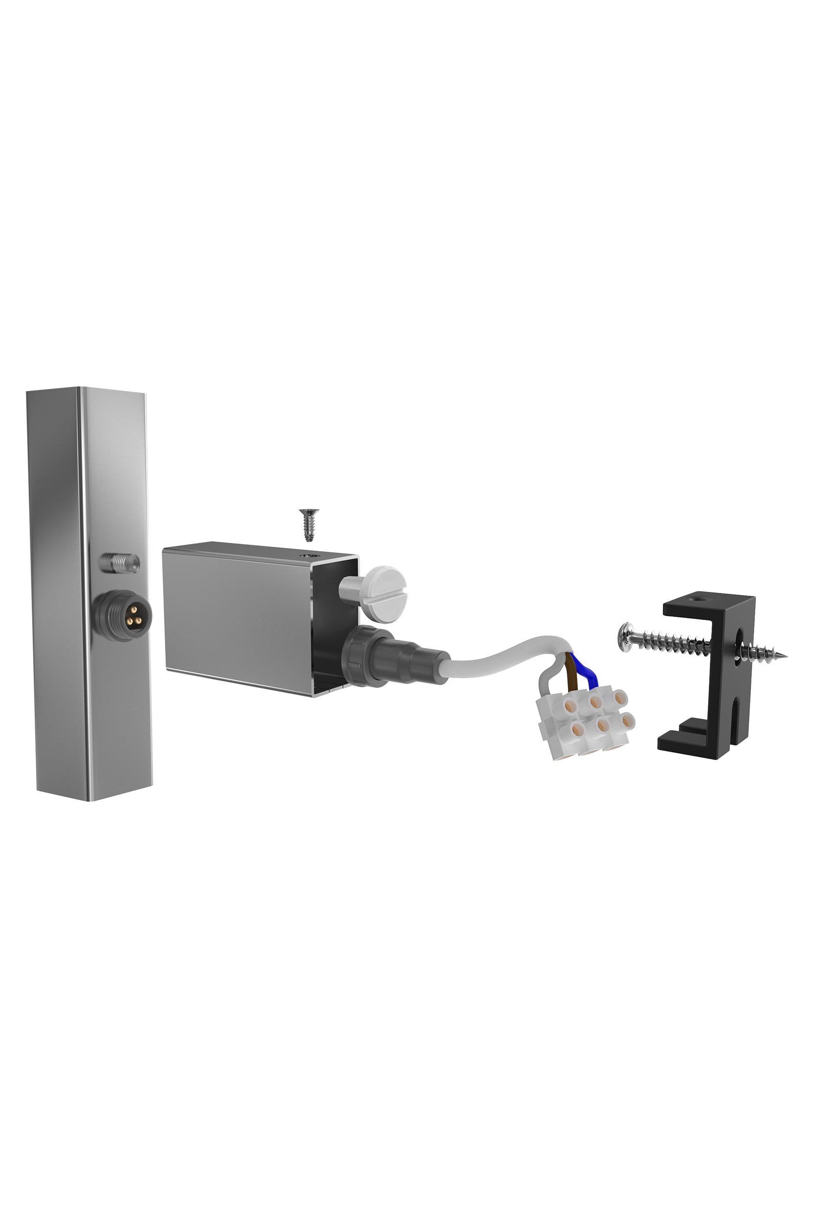 Комплект прихованого підключення (квадрат)